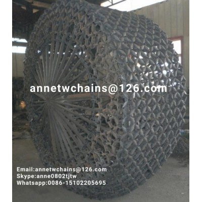 Tire chains for the wheel loader CAT 992K 45/65r45 TYRE