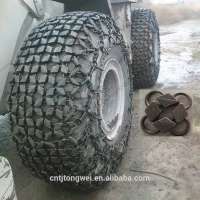 VOLVO L350F Wheel Loader tyre chains for 29.5-25