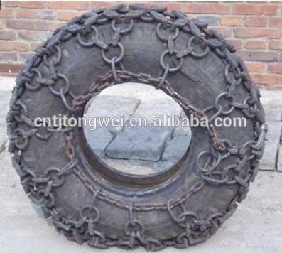 tire protection chain for Backhoe Loader with accessories